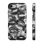 Black and Kiss Design Phone Case