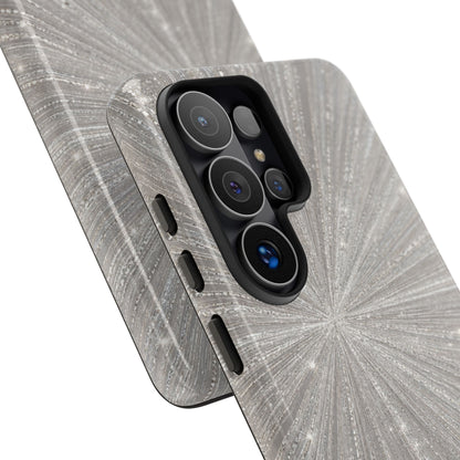 Sparkling Silver Burst Tough Case