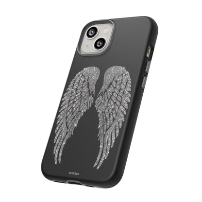 Silver Angel Wings Tough Case