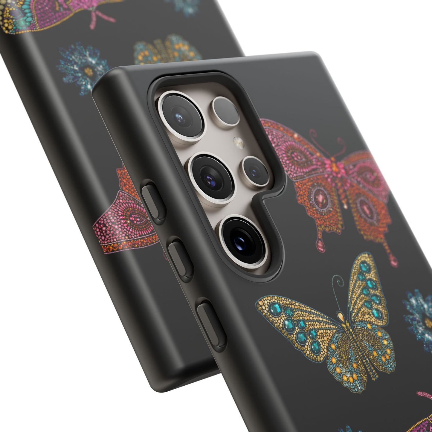 Butterfly Beaded Tough Case