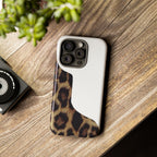 Half Cheetah Print Phone Case