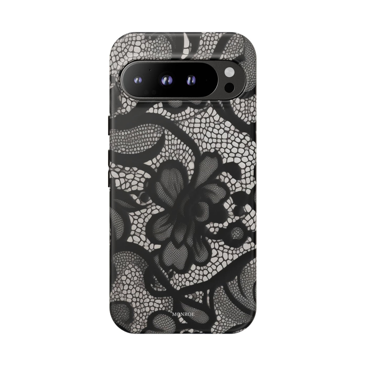Black Floral Vintage Case
