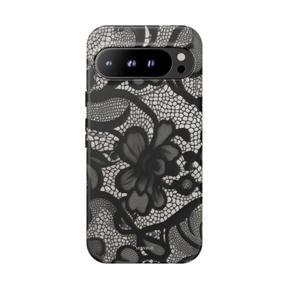 Black Floral Vintage Case