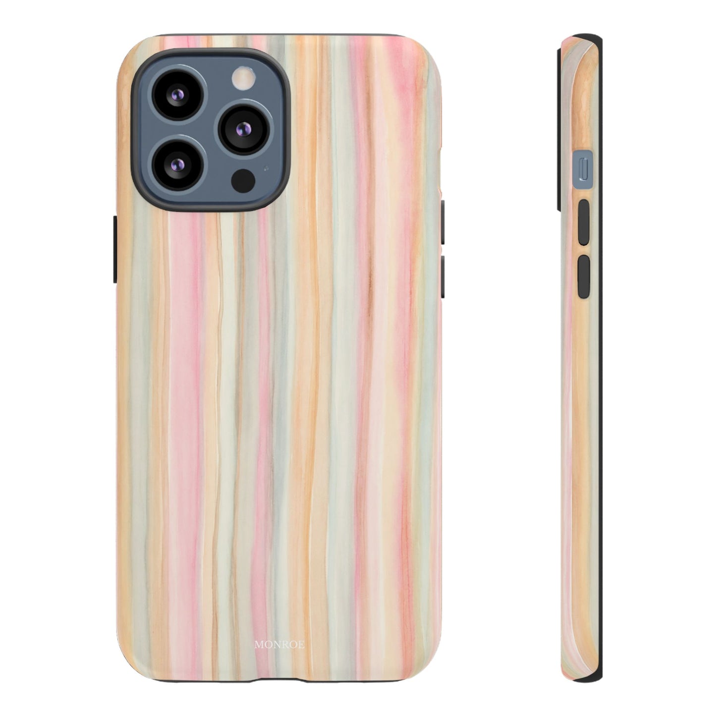 Pastel Watercolor Stripe Tough Case