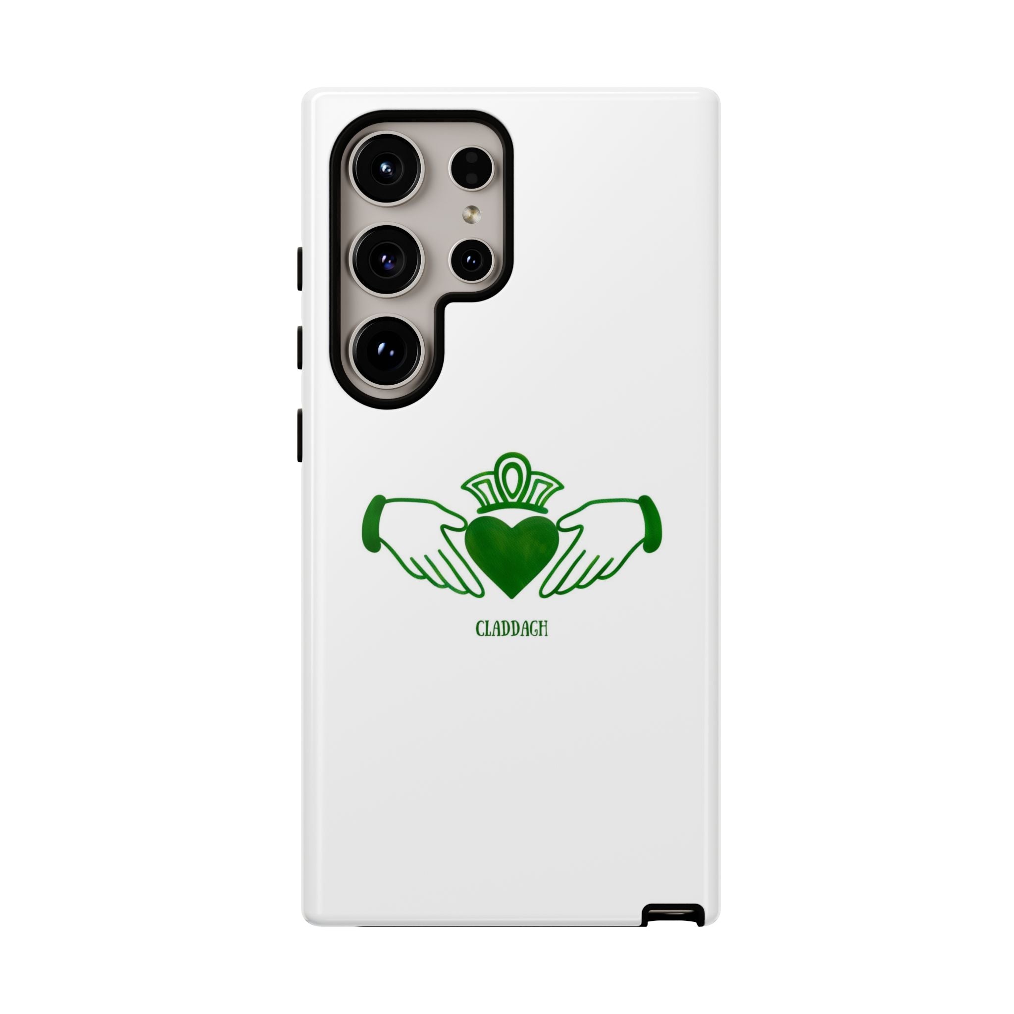 Irish Claddagh Symbol Green Tough Case