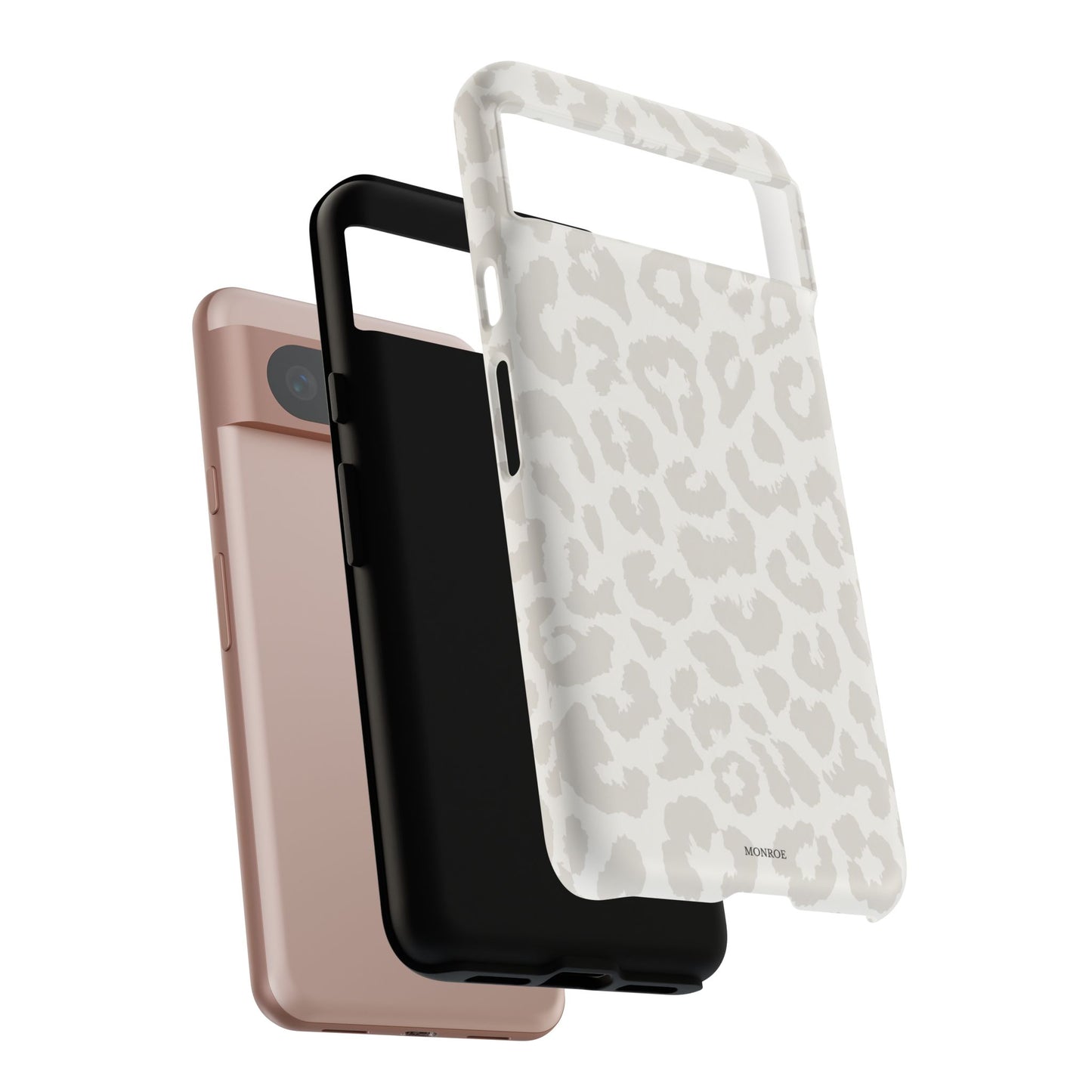 White Leopard Print Tough Case