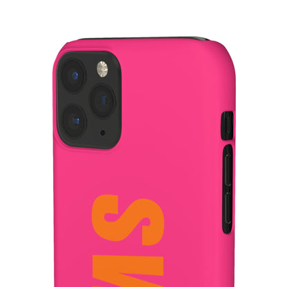 Bold Pink "SWAG" Case