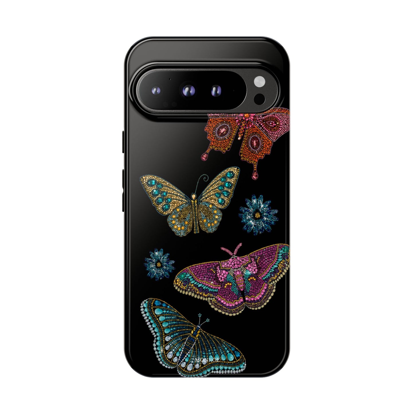 Butterfly Beaded Tough Case