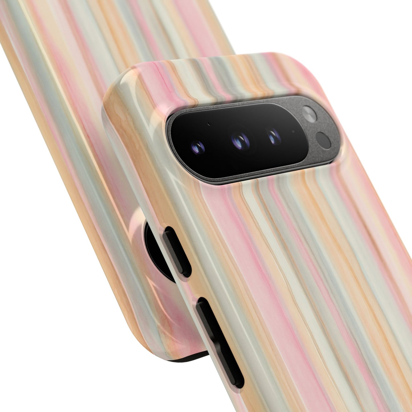 Pastel Watercolor Stripe Tough Case