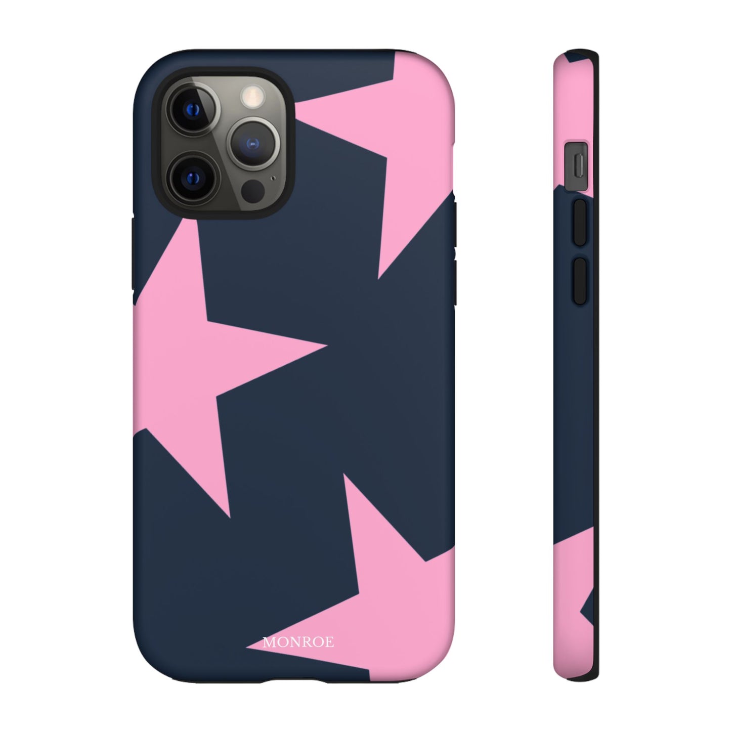Navy & Pink Star Tough Cover