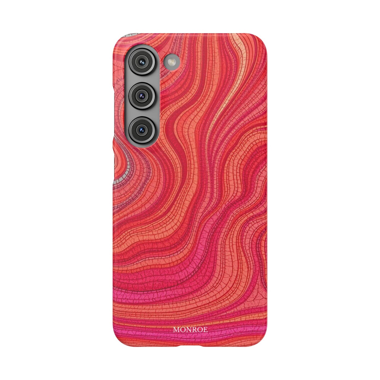 Retro Wavy Red Case