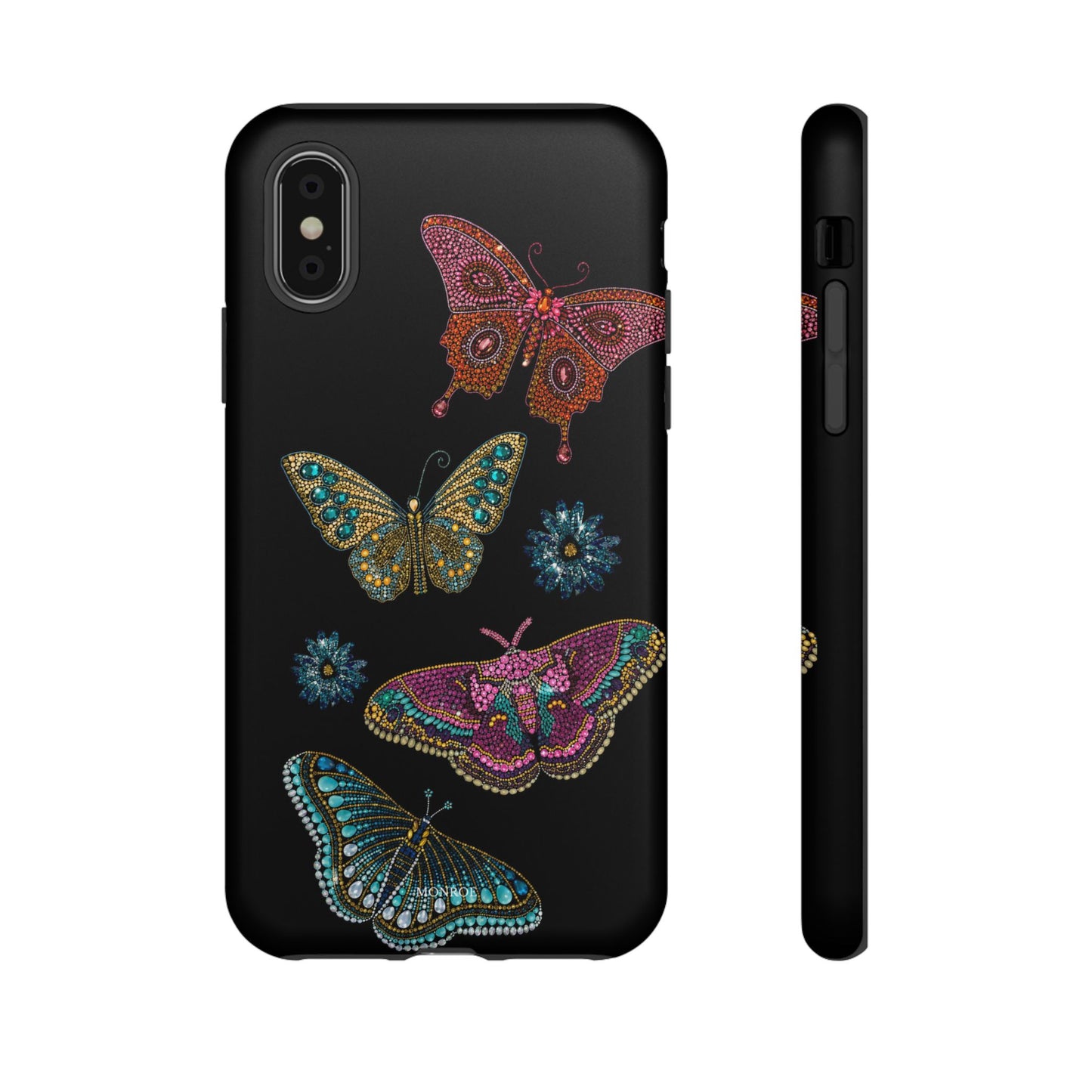 Butterfly Beaded Tough Case