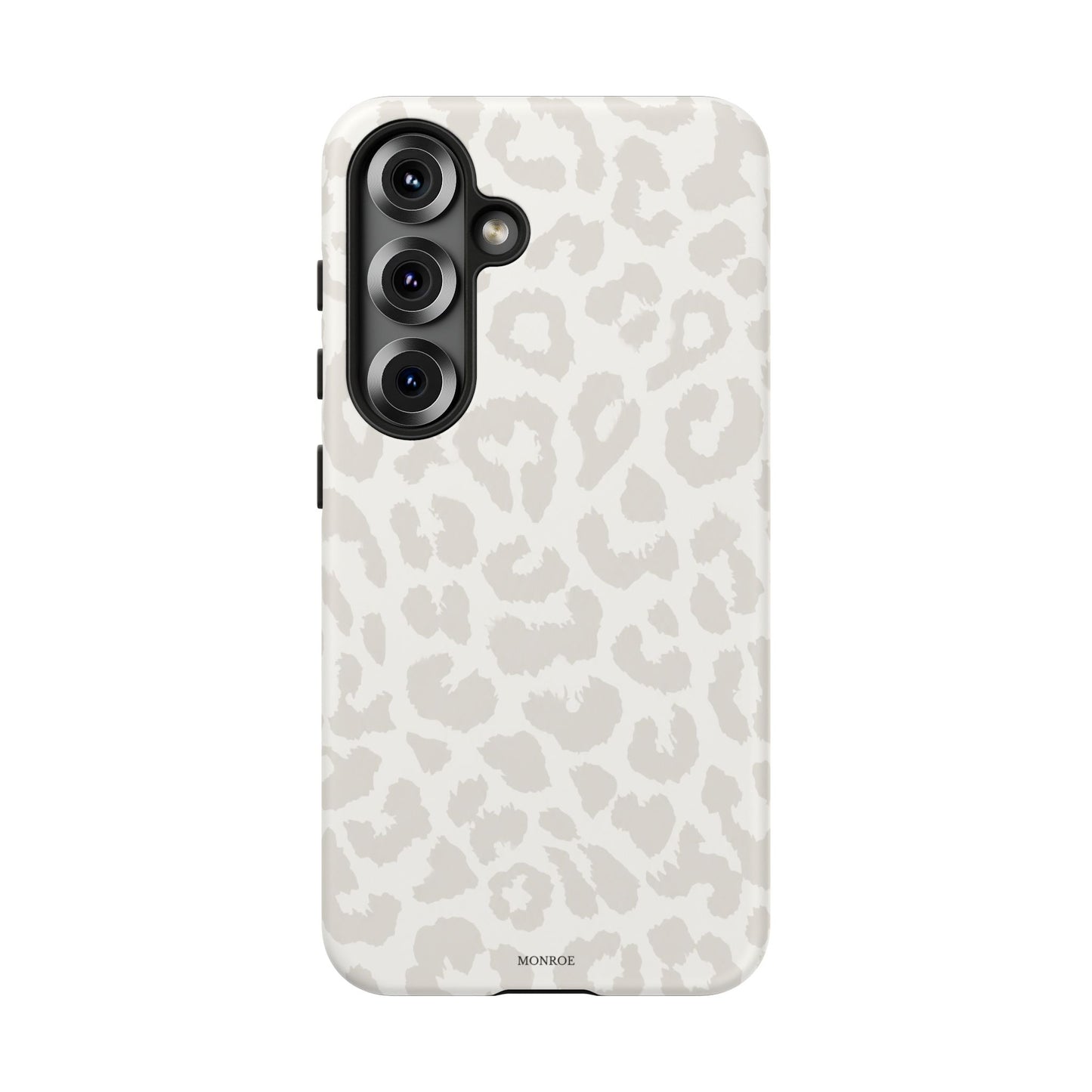 White Leopard Print Tough Case