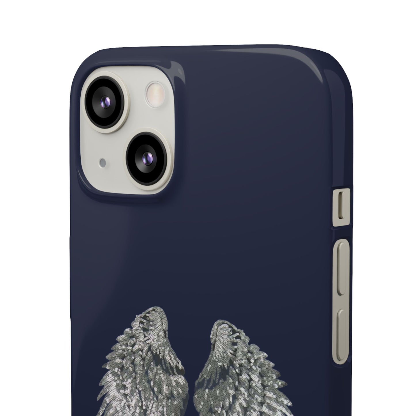 Navy Angel Wings Case