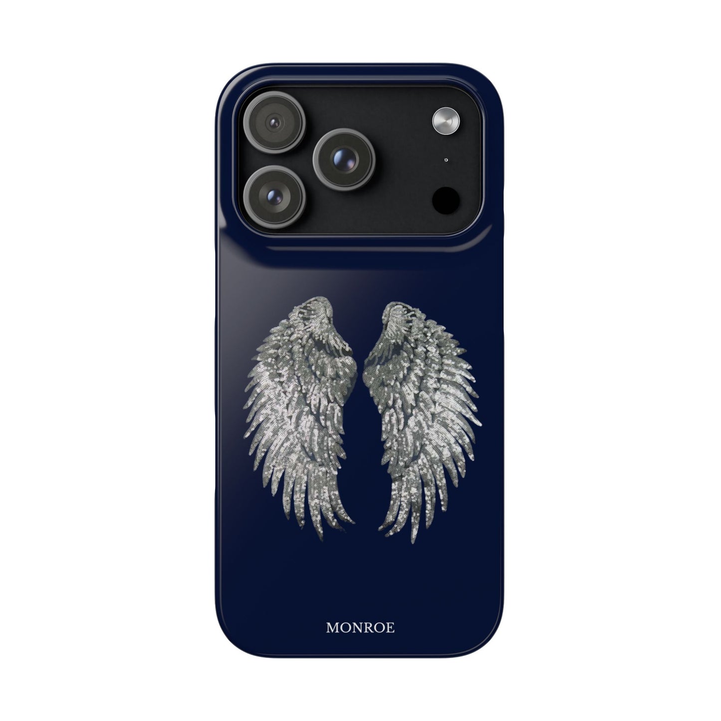 Navy Angel Wings Case