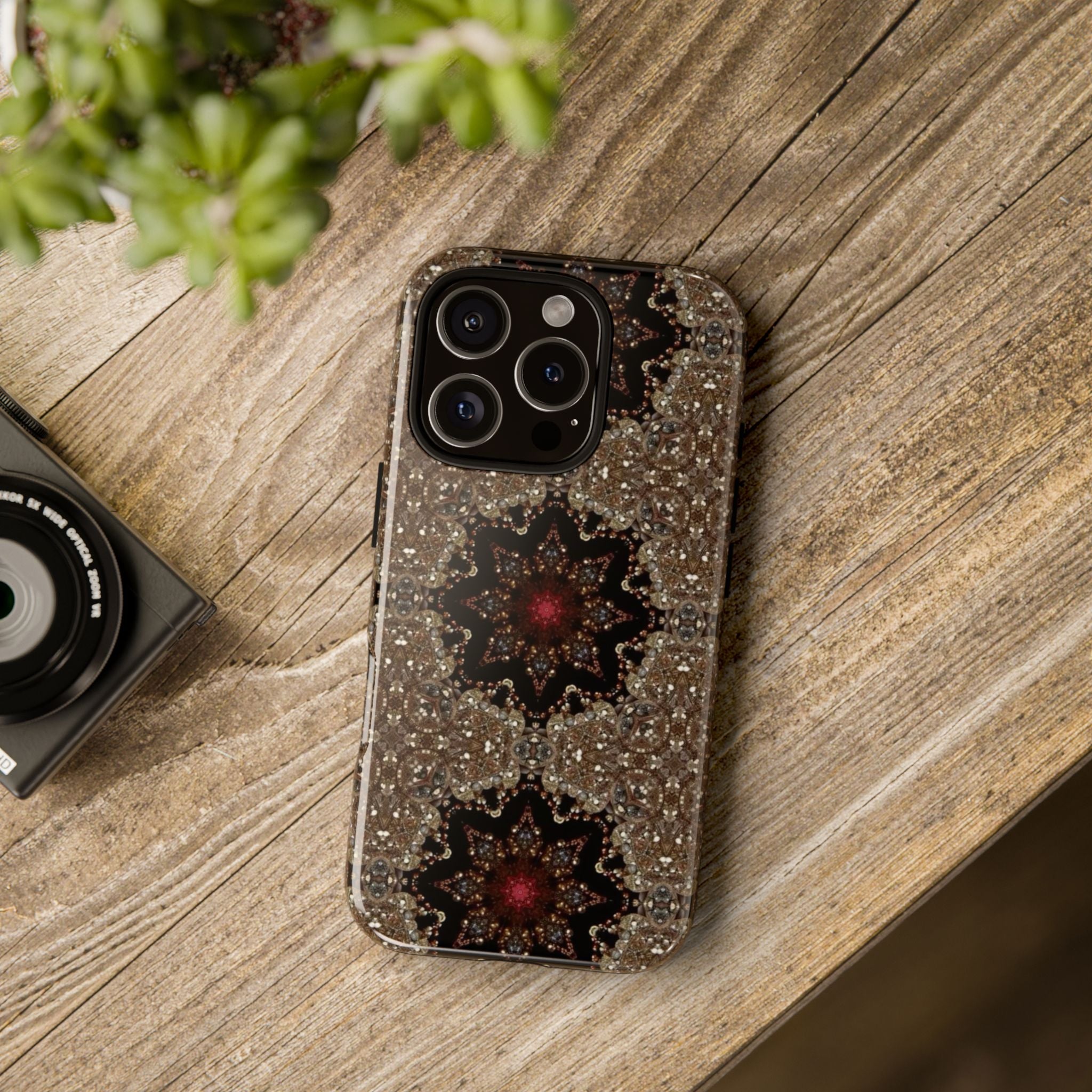 Brown Mandala Tough Protective Case