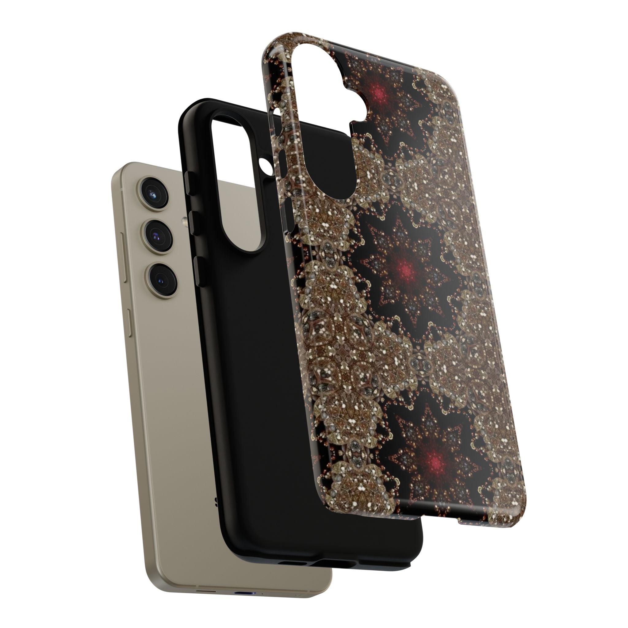 Brown Mandala Tough Protective Case