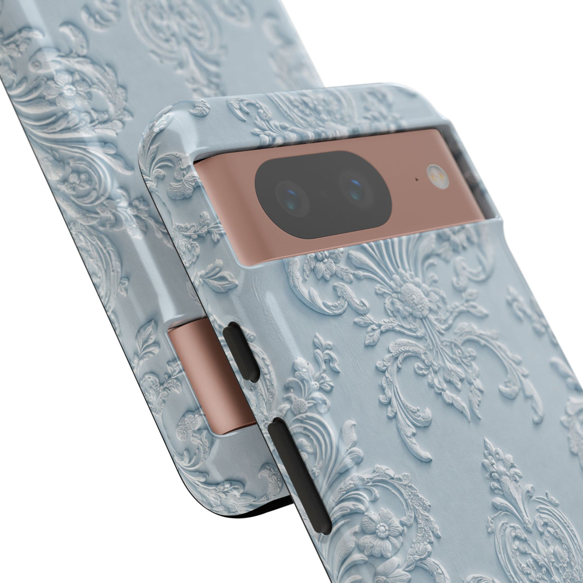 Blue Vintage Pattern Tough Case