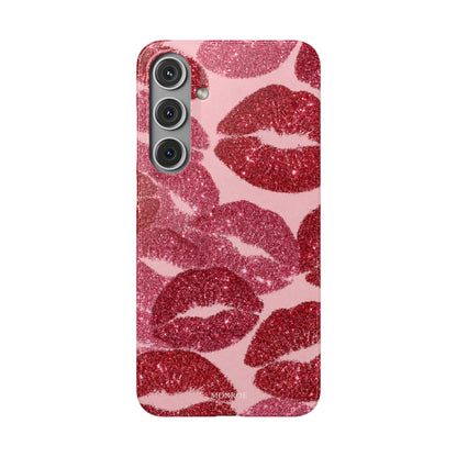Pink Glitter Kiss Case