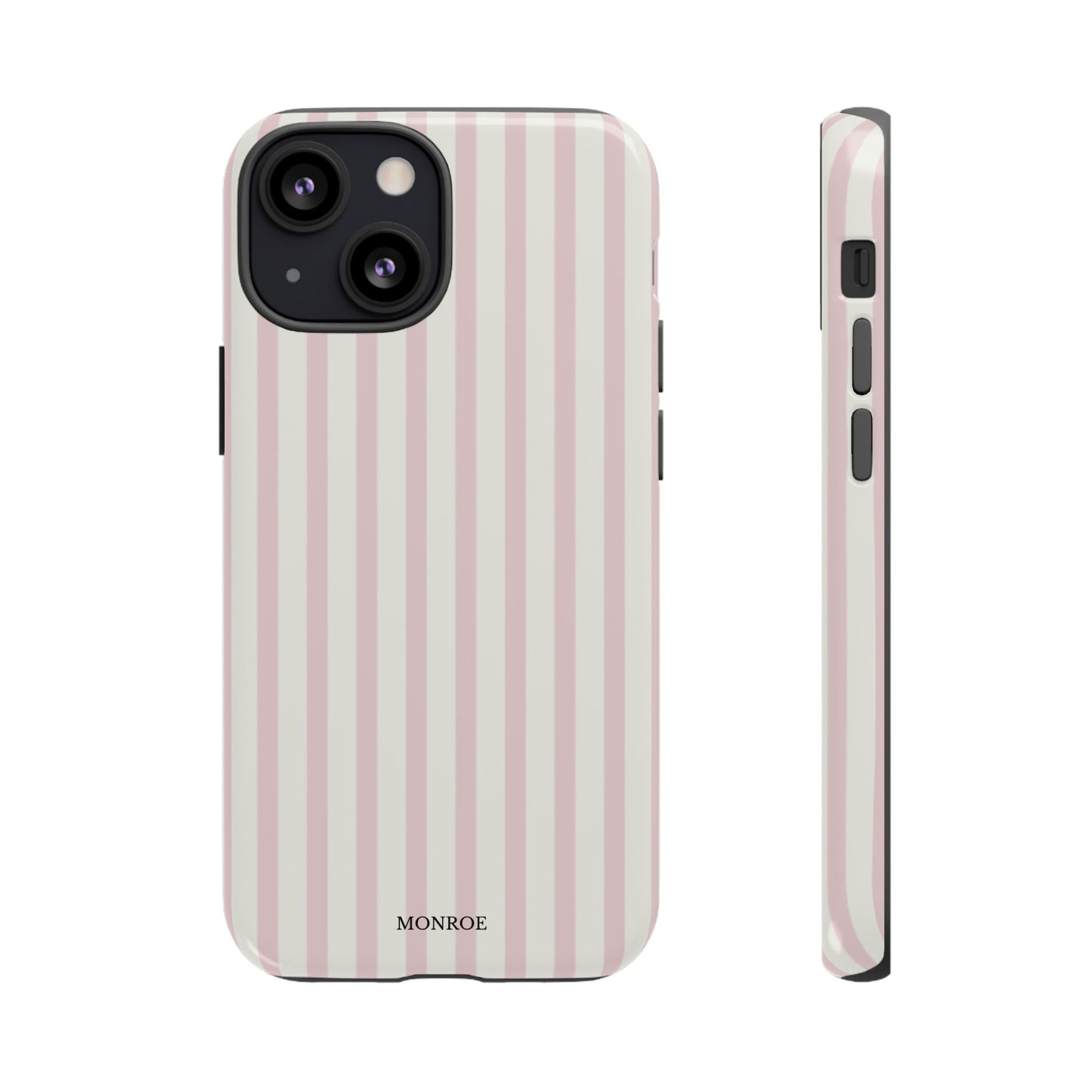 Light Pink Stripe Tough Phone Case