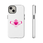 Pink Irish Claddagh Symbol Tough Phone Case