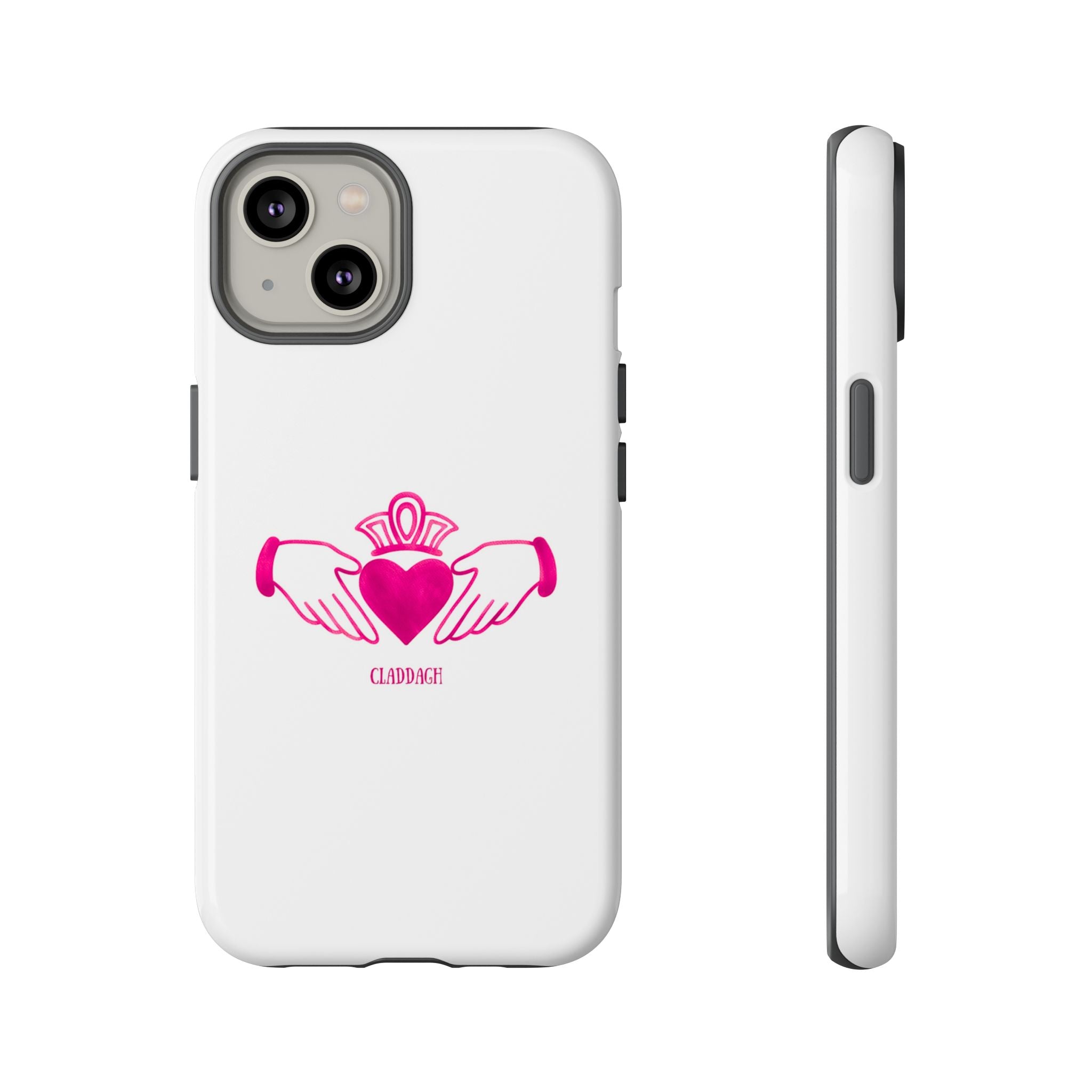 Pink Irish Claddagh Symbol Tough Phone Case