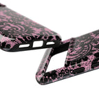 Pink Lace Pattern Tough Phone Case