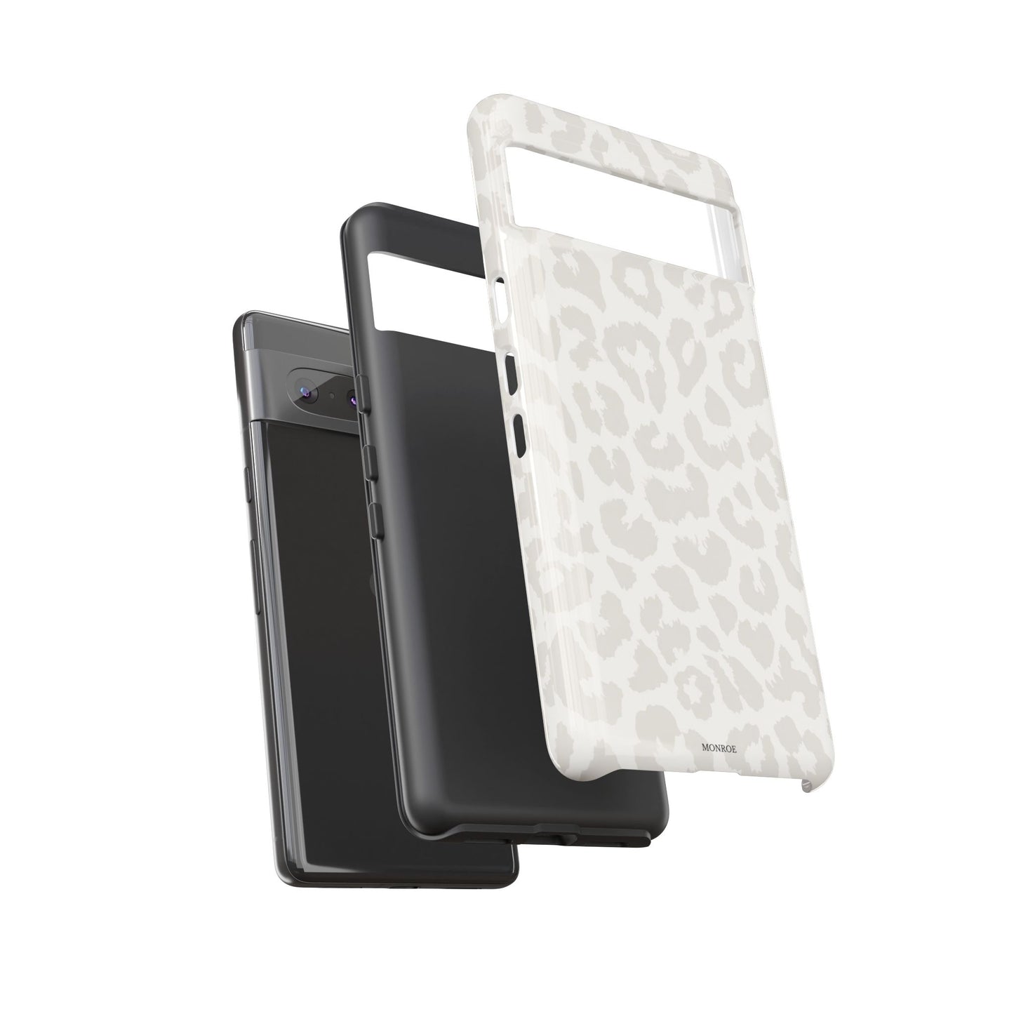 White Leopard Print Tough Case