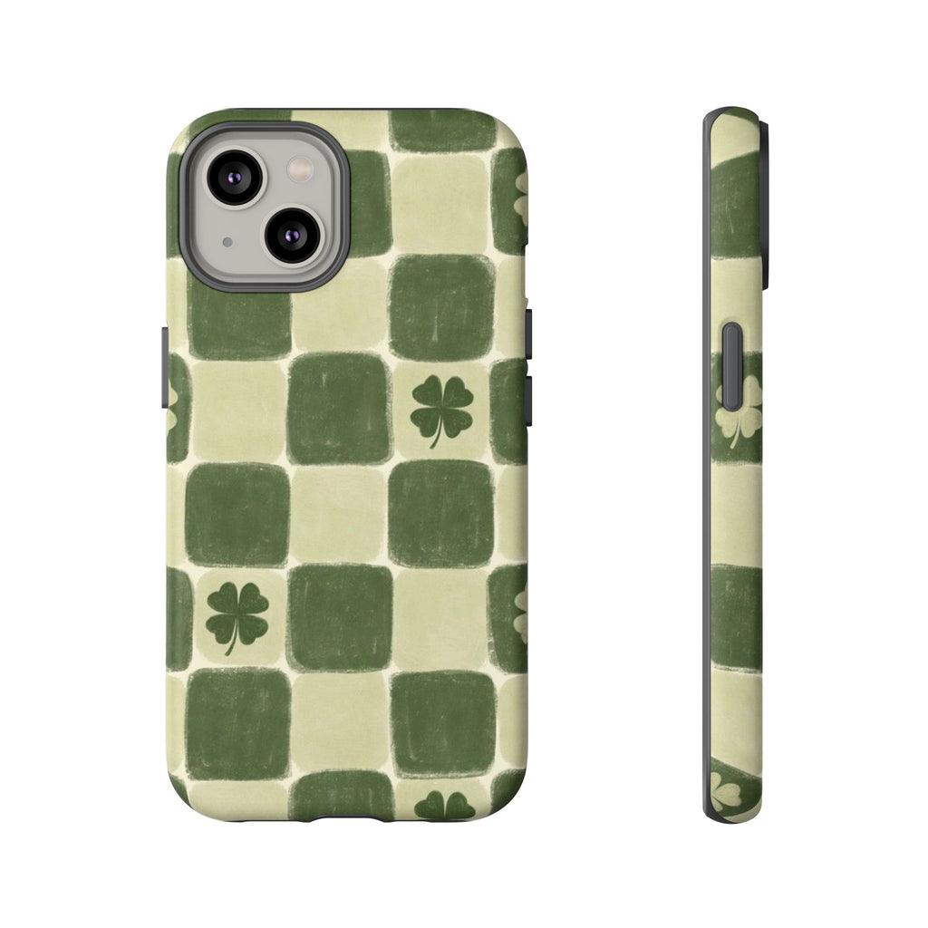 Clover Checker Tough Phone Case