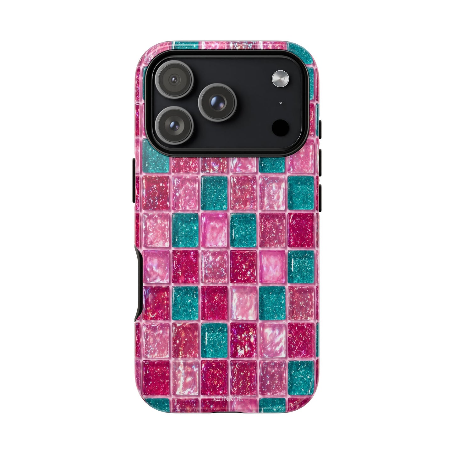Pink Teal Mosaic Tough Case