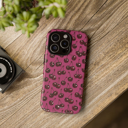 Burgundy Cherries Tough Case