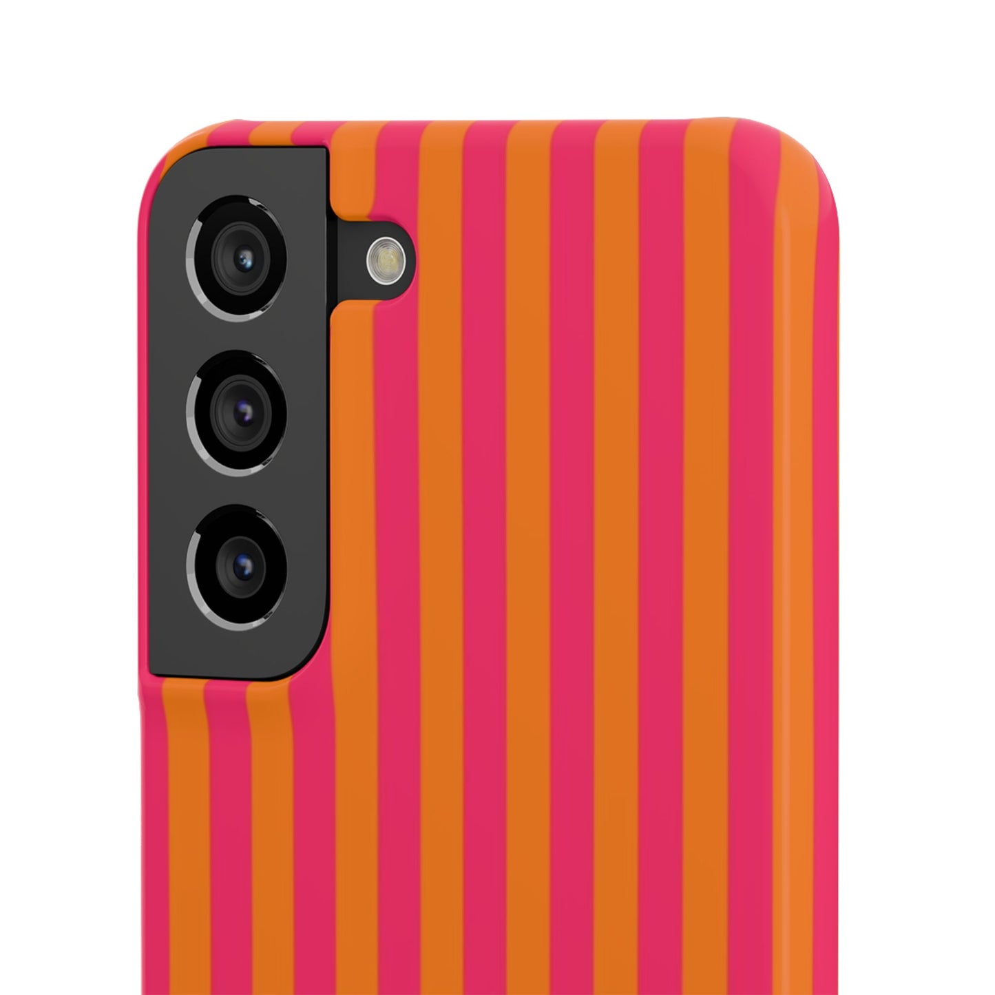 Striped Orange & Pink Case