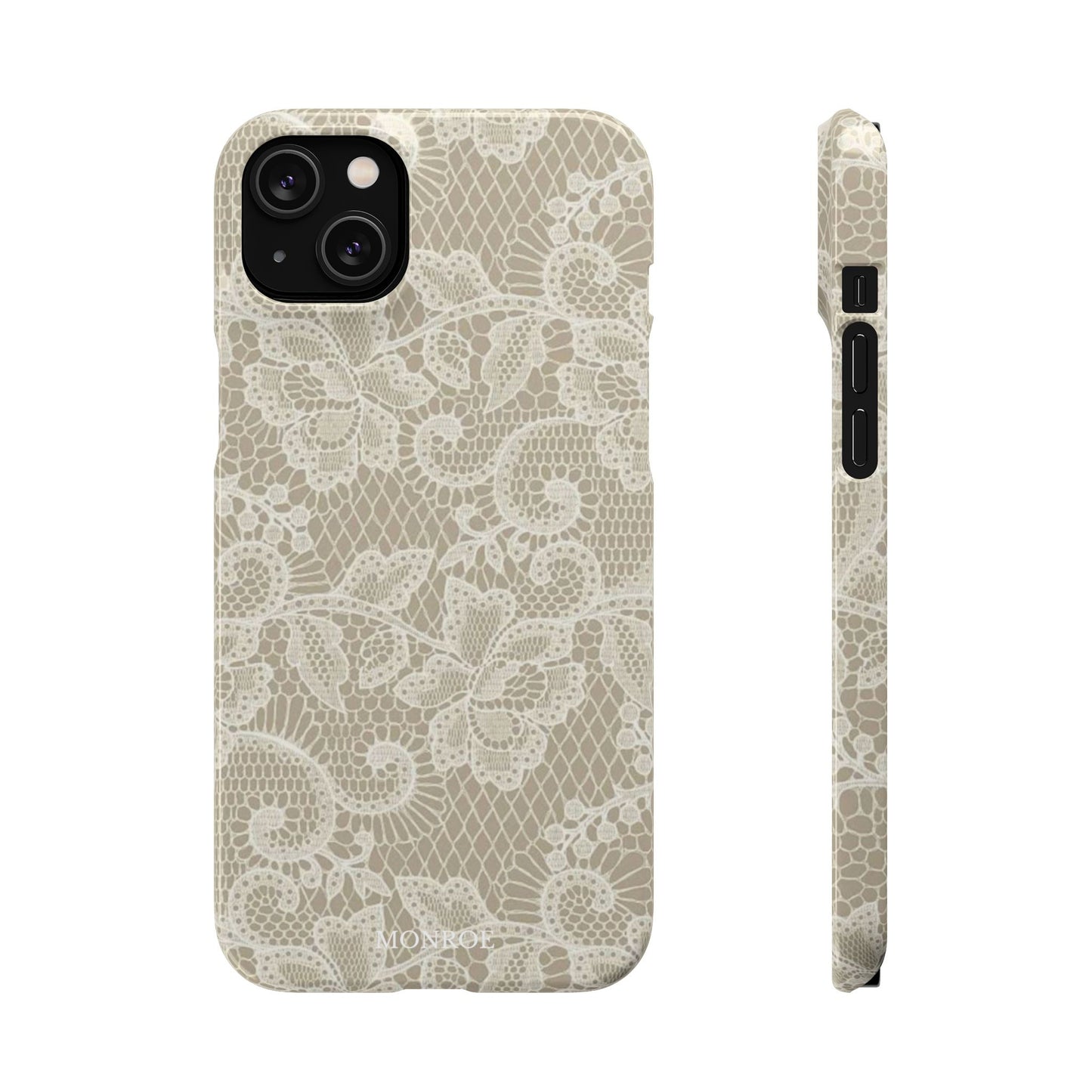 Vintage Beige Lace Case