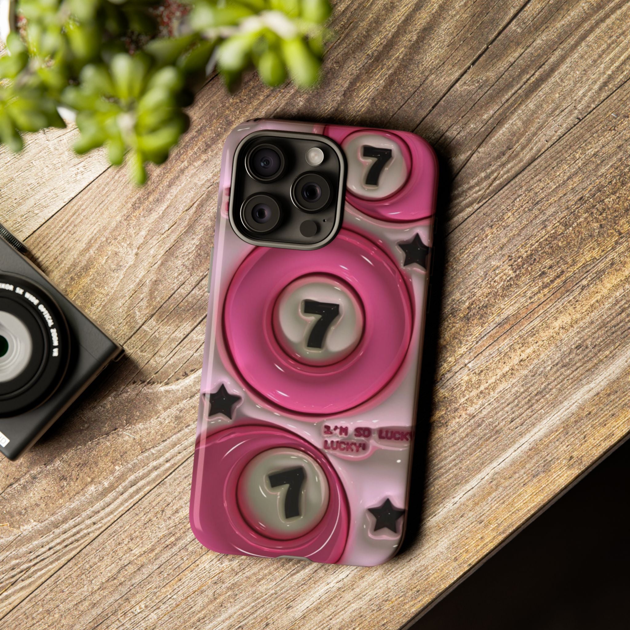 Pink 8 Ball Phone Case