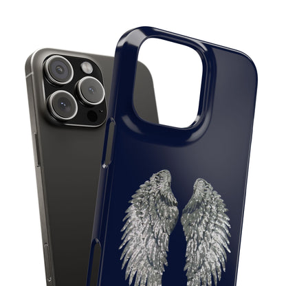 Navy Angel Wings Case