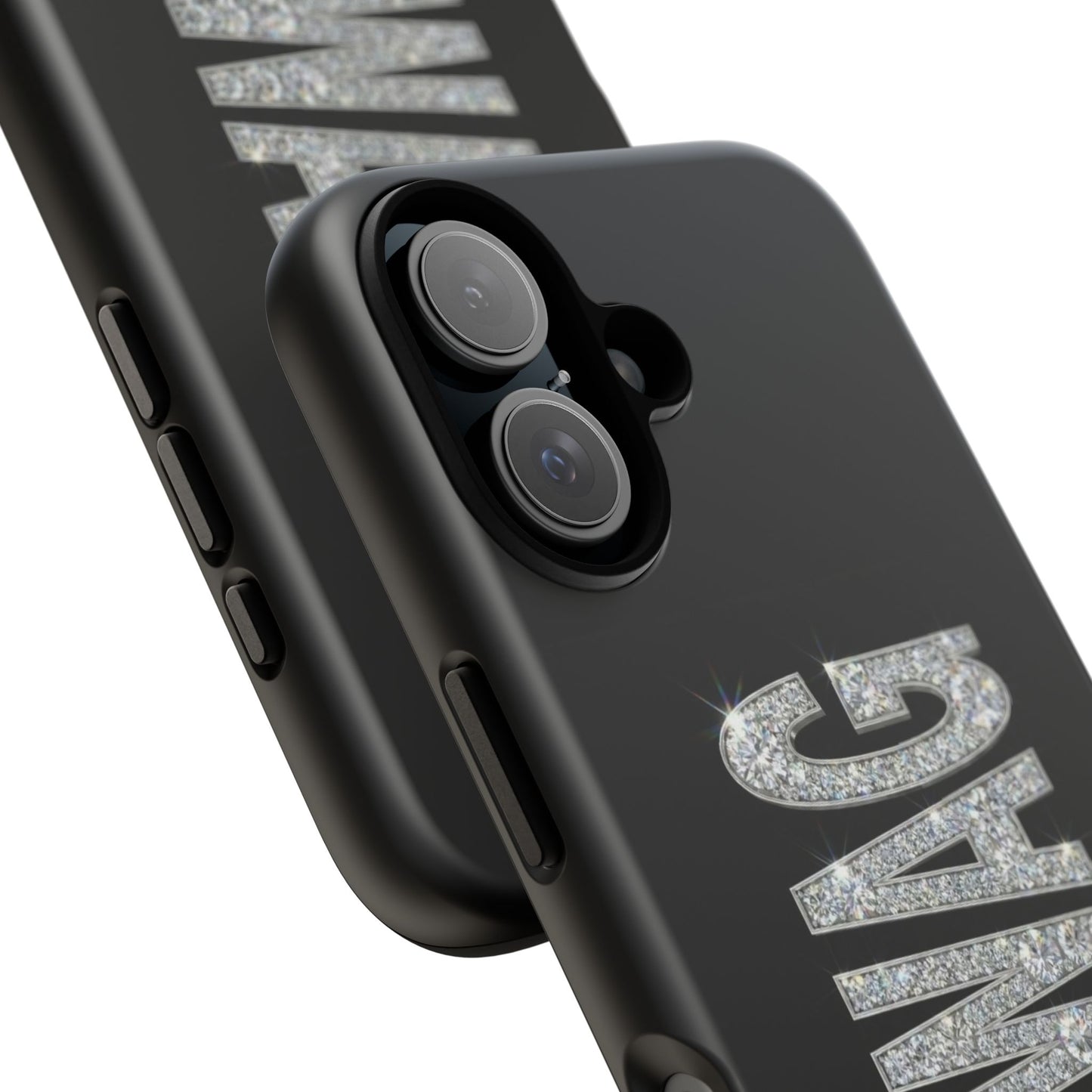 “#SWAG” Black Bling Tough Case