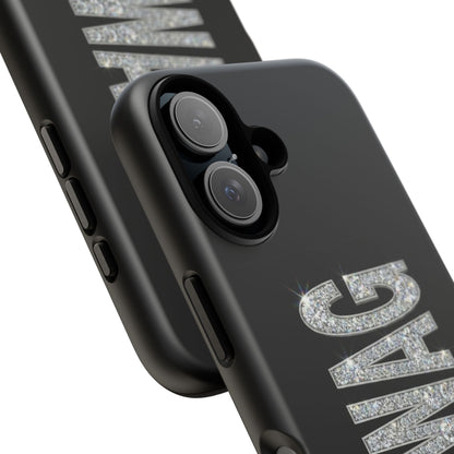 “#SWAG” Black Bling Tough Case