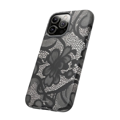Black Floral Vintage Case