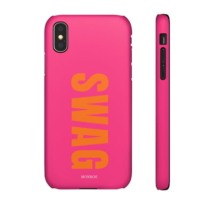 Bold Pink "SWAG" Case
