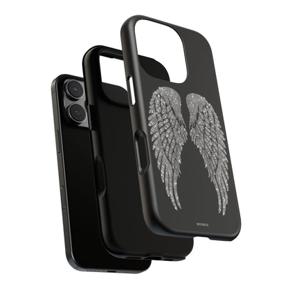 Silver Angel Wings Tough Case