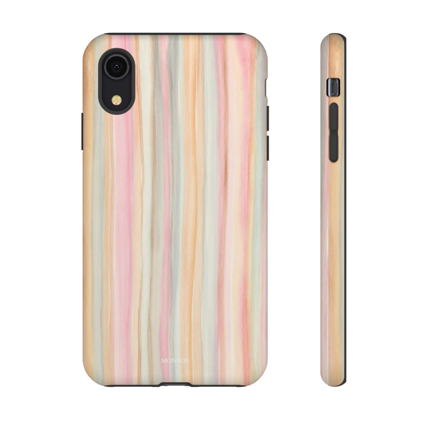Pastel Watercolor Stripe Tough Case