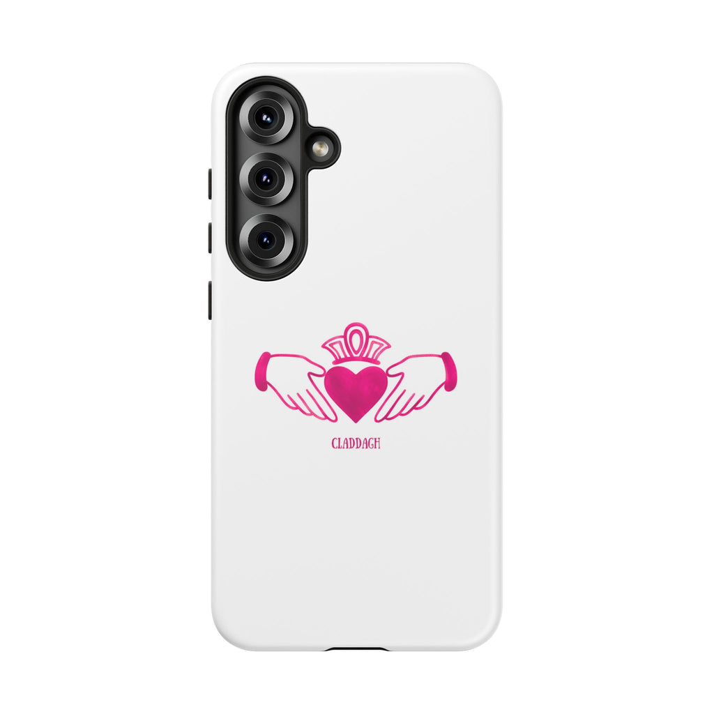 Pink Irish Claddagh Symbol Tough Phone Case