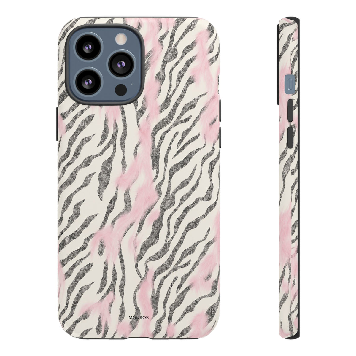 Light Pink Zebra Tough Case