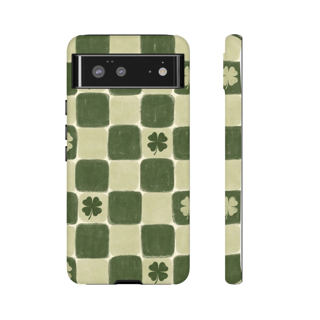 Clover Checker Tough Phone Case