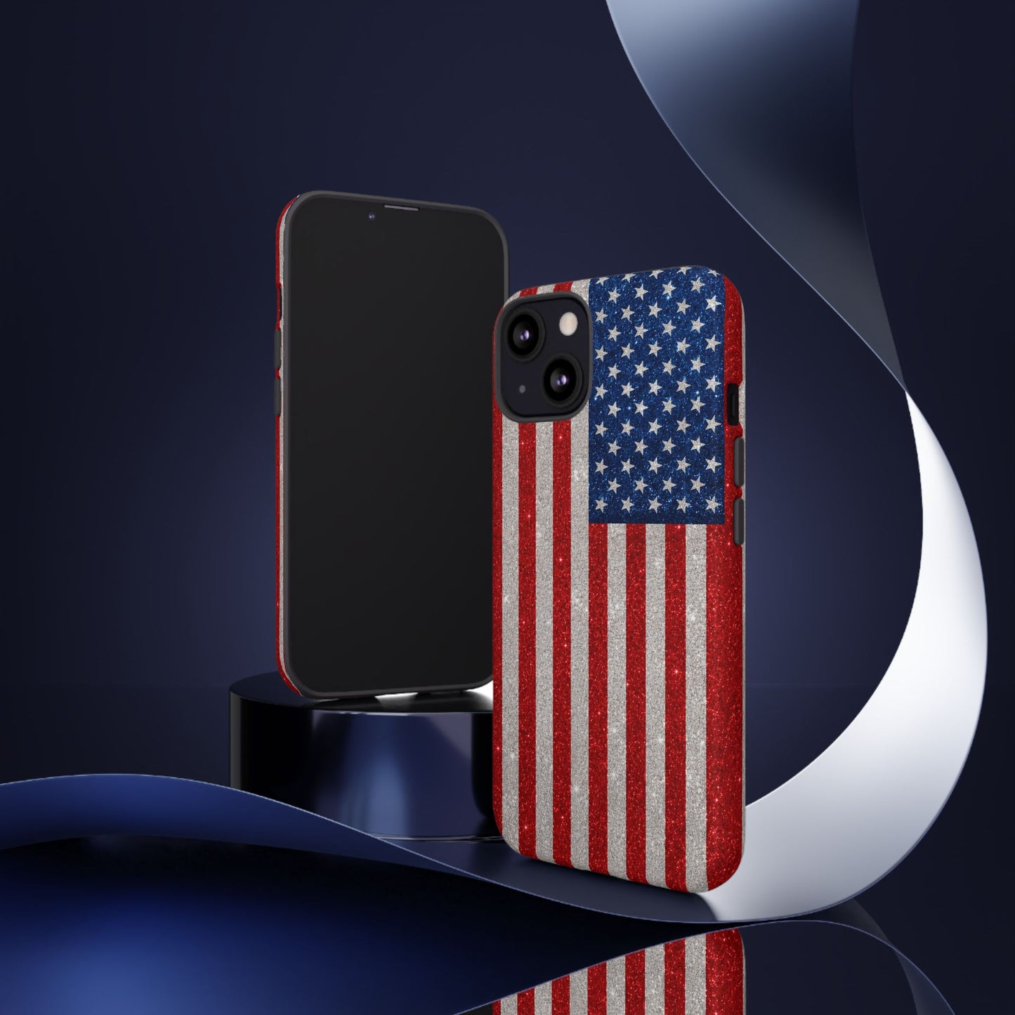 America Glitter Tough Case