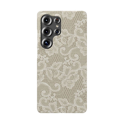 Vintage Beige Lace Case