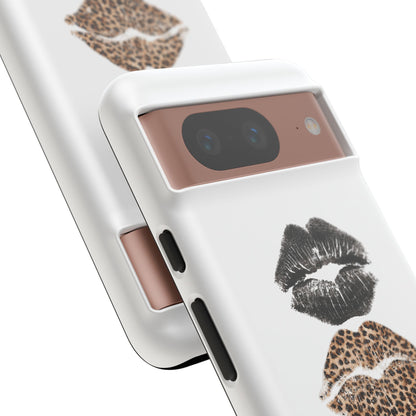 Leopard Glam Lip Tough Case