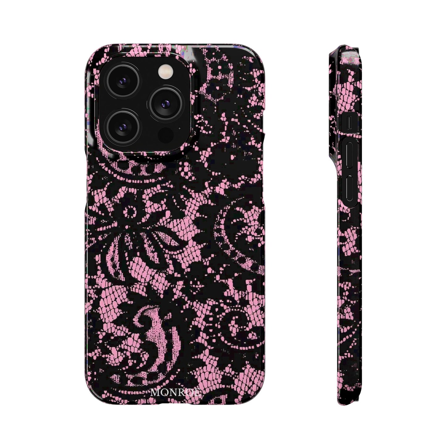 Pink Lace Pattern Case