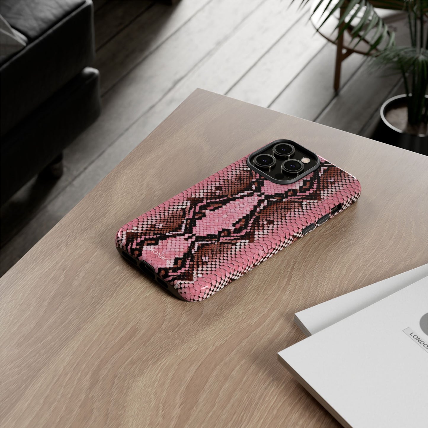 Pink Snake Tough Case