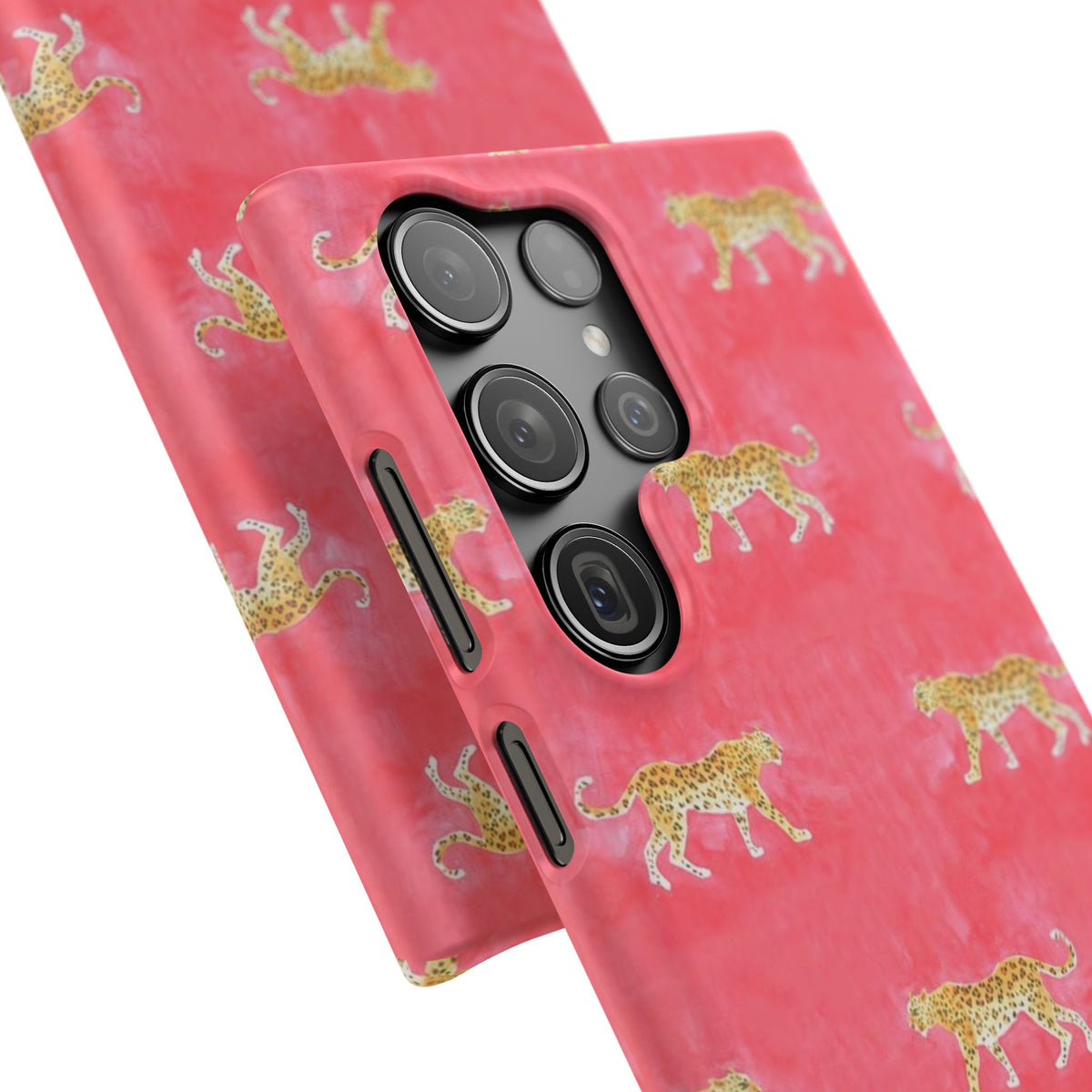 Pink Watercolor Leopard Case